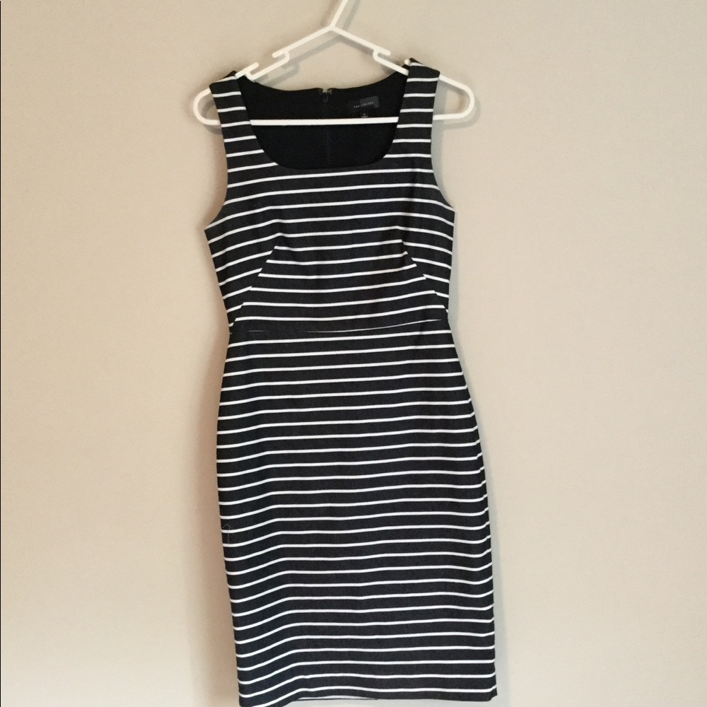Ann Taylor striped Pencil dress